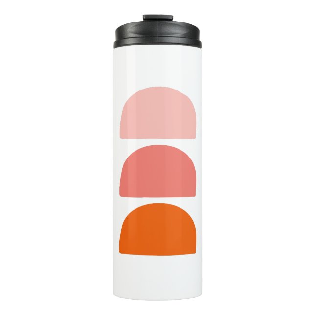 Arches Pink Coral Orange Thermosbecher (Vorderseite)