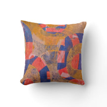 Arches Rétro, Un Coussin Abstrait D'Impression Gel
