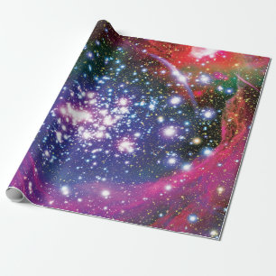 Arches Star Cluster Colorful Artist Impression Geschenkpapier