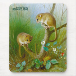 Archibald Thorburn Niedlich Mäuse (Dormice 1903) C Mousepad