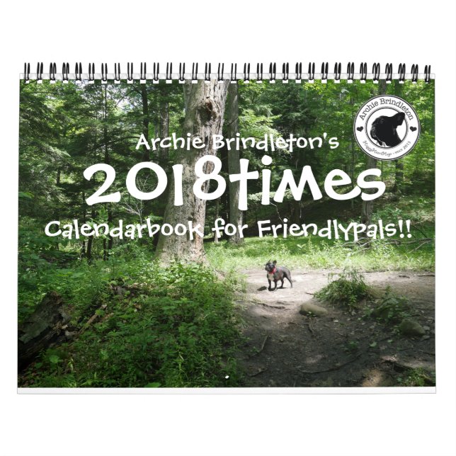 Archie Brindletons 2018times Calendarbook!! Kalender (Titelbild)