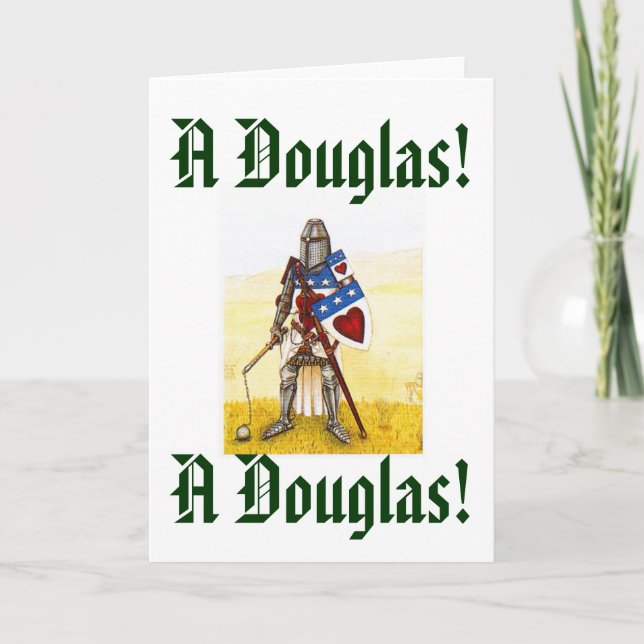 Archie, ein Douglas! Ein Douglas! Gruß-Karte Karte (Vorderseite)