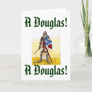 Archie, ein Douglas! Ein Douglas! Gruß-Karte Karte