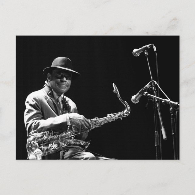 Archie Shepp 1 von P. Baud Banlieues Bleues 2010 Postkarte (Vorderseite)
