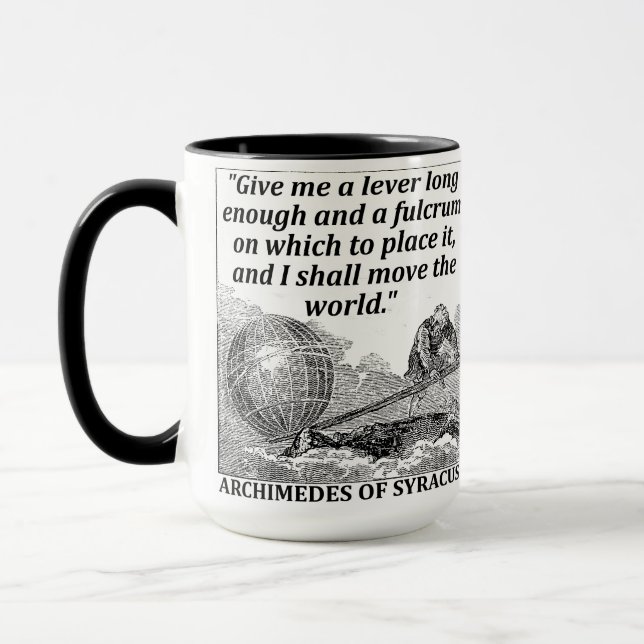 Archimedes-Hebel Tasse (Links)