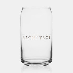 ARCHITECT 16 oz Drink Glass / Sepia Dosenglas