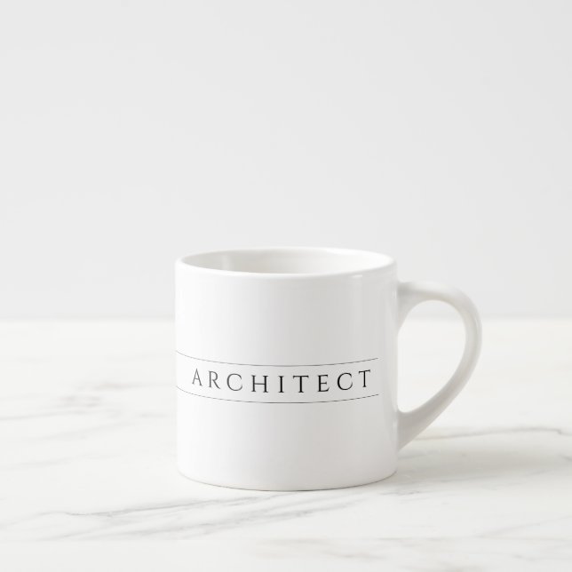 ARCHITECT Espresso Tasse / Schwarz (Rechts)