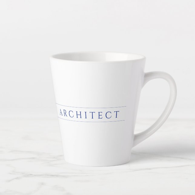 ARCHITECT Latte Tasse / Navy Blue (Rechts)