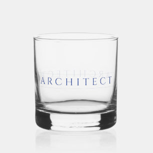 ARCHITECT Rocks Glass / Navy Blue Whiskyglas