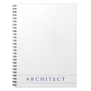 ARCHITECT Spiralblock 6,5x22 cm / Marineblau Notizblock