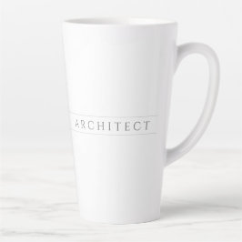 ARCHITECT Tall Latte Tasse / Grau