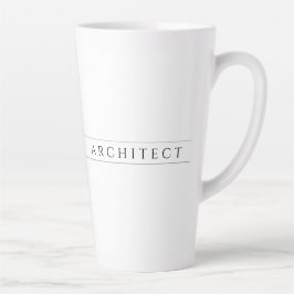 ARCHITECT Tall Latte Tasse / Schwarz