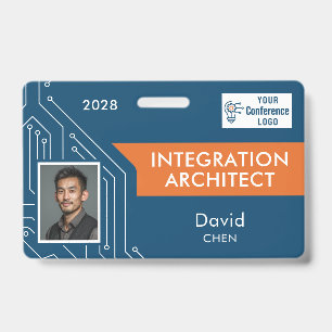 Architecte de technologie de circuits Badge d'iden
