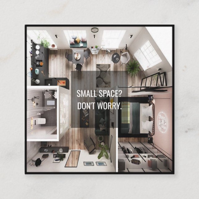 architecte et décorateur carte de visite (Devant)