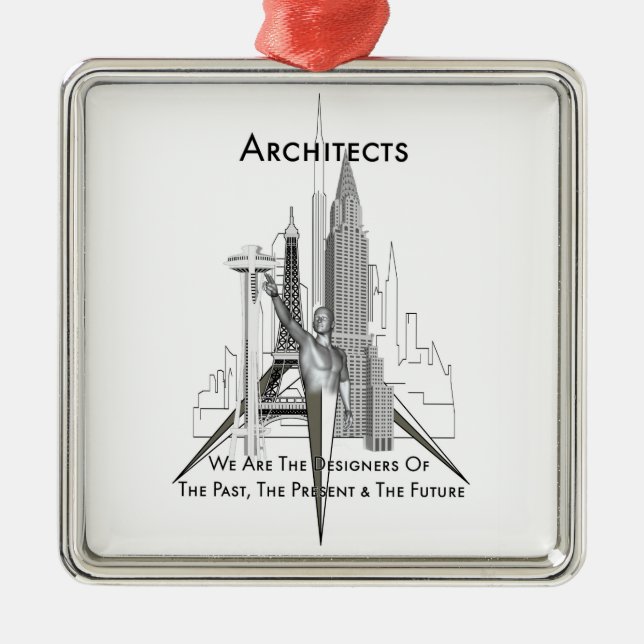 Architects Silbernes Ornament (Vorne)