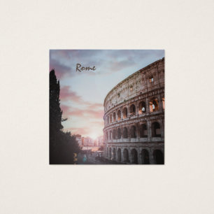 Architecture antique Rome coucher de soleil ville