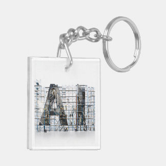 Architecture de lettres industrielles d'IA Art