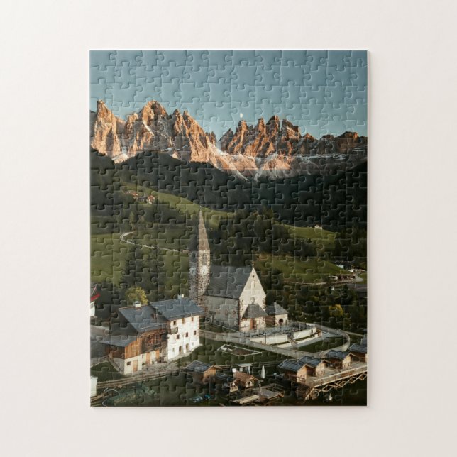 Architecture de petite ville Art Photo Puzzles Arc (Vertical)
