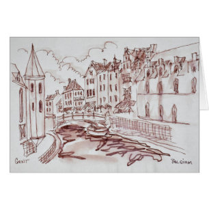 Architecture flamande  Gand, Belgique