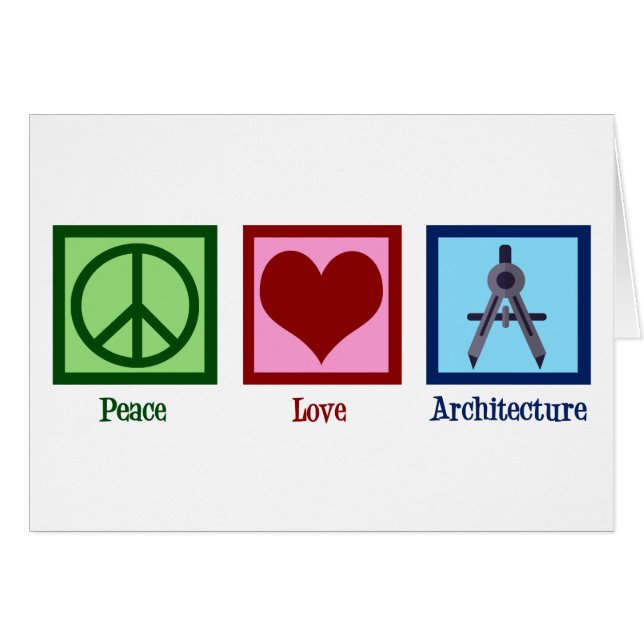Architecture Peace Love (Devant horizontal)