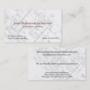 Architecture Zuhause Builder Business Card Visitenkarte