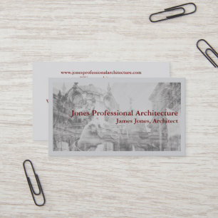 Architecture Zuhause Builder Business Card Visitenkarte