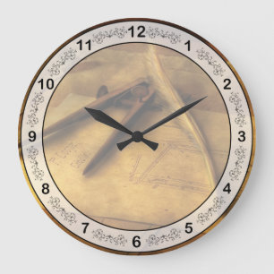 Architekt - Der Zeichner Große Wanduhr