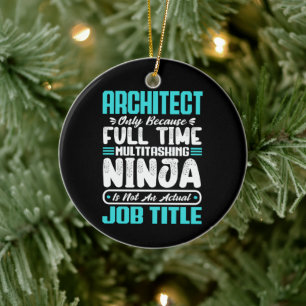 Architekt Funny Job Beruf Karriere Architektur Keramik Ornament