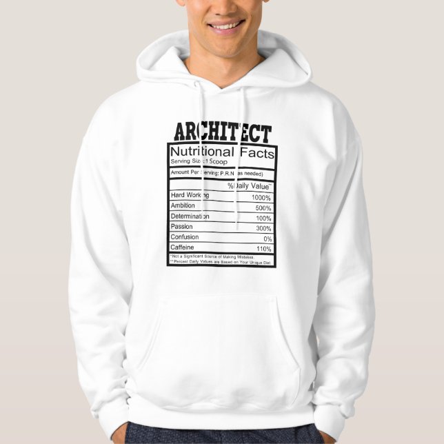 Architekt Hoodie (Vorderseite)