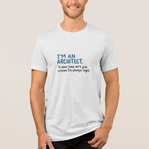 Architekt - Ich bin Architekt Tri-Blend Shirt