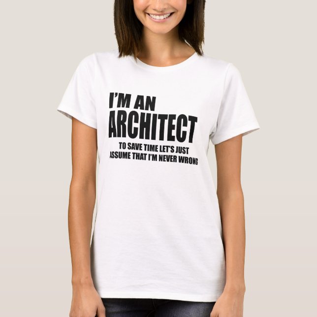 Architekt T-Shirt (Vorderseite)