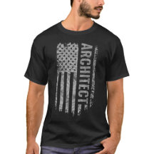 Architekt USA-Flagge abgenutztes Design