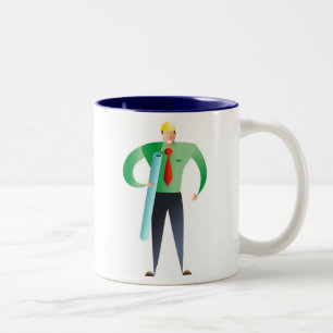 Architekt Zweifarbige Tasse