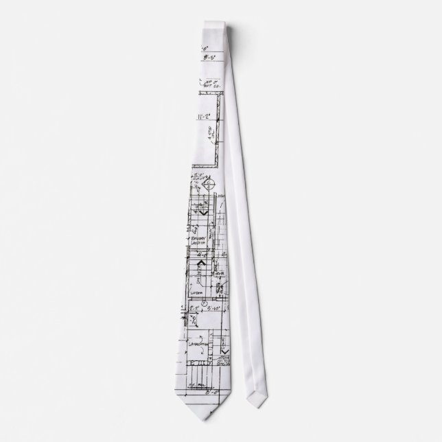 Architekten-Designer-Krawatte Krawatte (Vorderseite)