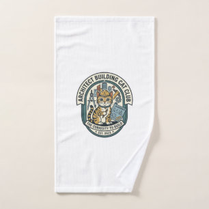 Architekten Gebäude Katze Katze Grafik T-Shirt Kun Handtuch