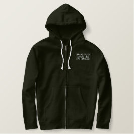 ARCHITEKTEN KENNEN ALLE ANGLES HOODIE BESTICKTER HOODIE
