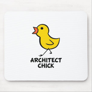 Architekten-Küken Mousepad