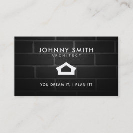 Architekten-Slogan-Visitenkarten Visitenkarte