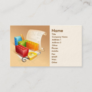 Architekten-Visitenkarte Visitenkarte