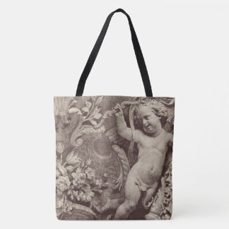 Architektonisch gegliederte Blumendetails Tasche