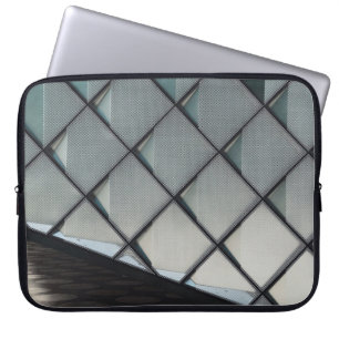 Architektonische Fotografie der Betonwand Laptopschutzhülle