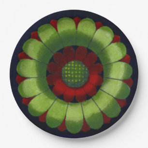 Architektonische Rosette Nr. 2 Pappteller