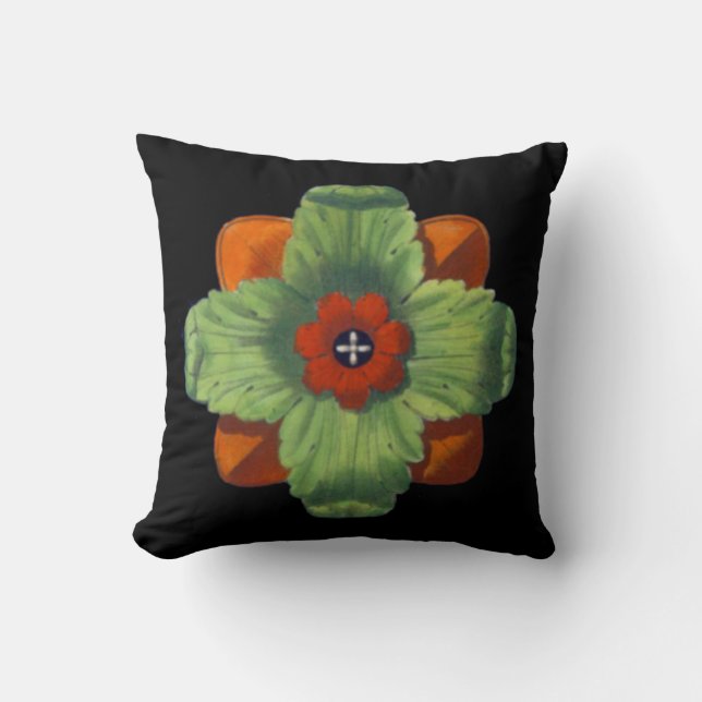 Architektonische Rosette Nr. 4 - Kissen (Vorderseite)