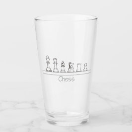 Architektonische Schachfiguren! Glas