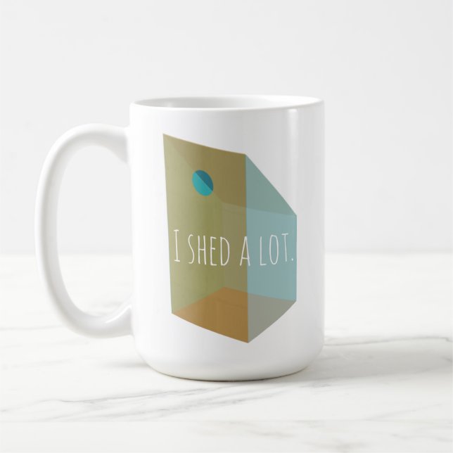 Architektonische Tasse: Ich habe viel geschüttelt Kaffeetasse (Links)