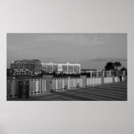 Architektur an der Ravenel-Brücke Poster