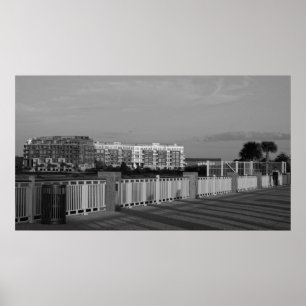 Architektur an der Ravenel-Brücke Poster