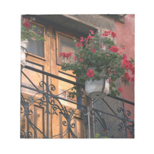 Architektur auf den Straßen von San Miguel de Notizblock