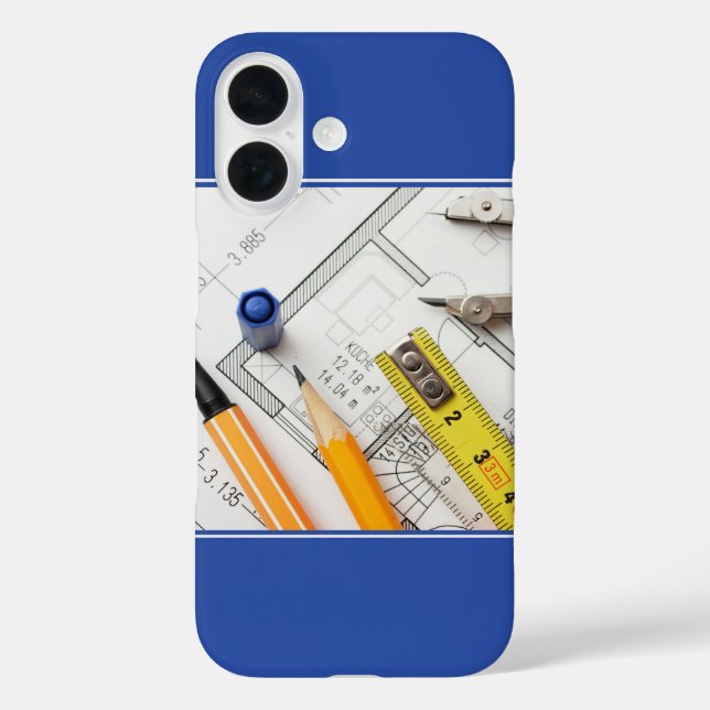 Architektur BlackBerry Bold 9700/9780 Fall iPhone 16 Hülle (Rückseite)