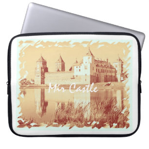 Architektur der Burg Belarus Mir Laptop-Sieb Laptopschutzhülle